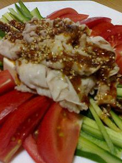 激旨!冷しゃぶと豆腐のサラダ-レシピのメイン写真