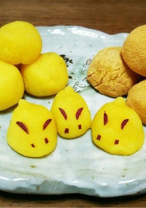*おいもの月見団子(片栗粉)*-レシピのメイン写真