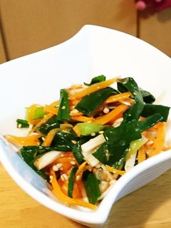 栄養満点 ニラのおひたし-レシピのメイン写真