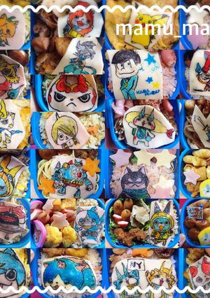 オブラートで簡単★妖怪ウォッチキャラ弁★-レシピのメイン写真