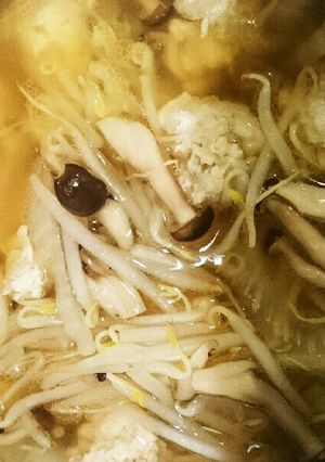 ★蓮根入り鶏だんごのスープ-レシピのメイン写真