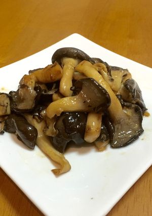 霜降りひらたけのニンニク炒め-レシピのメイン写真