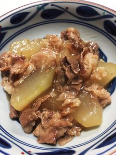 冬瓜と牛肉の旨煮-レシピのメイン写真