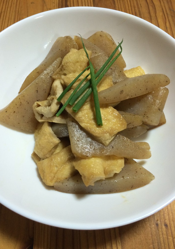 常備おかず♡こんにゃくとお揚げの簡単煮物-レシピのメイン写真