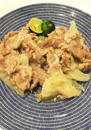 圧力鍋でキャベツと豚肉の蒸し料理-レシピのメイン写真