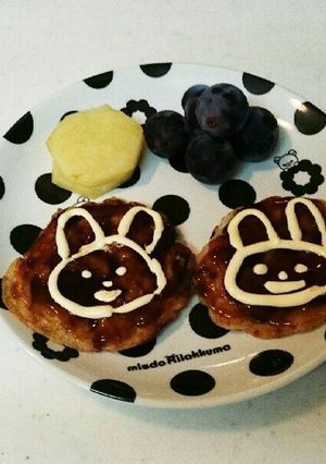 お月見お好み焼き-レシピのメイン写真