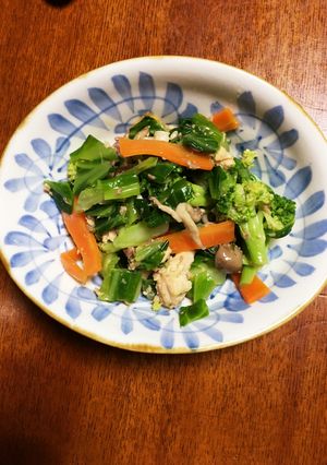 彩り野菜の鮭缶和え-レシピのメイン写真