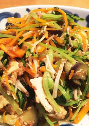 懐かしい味、大根菜の炒めもの-レシピのメイン写真