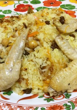 炊飯器で作るウズベク風チキンピラフ-レシピのメイン写真