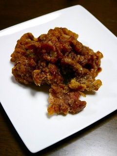 簡単!生姜たっぷり豚コマの竜田揚げ-レシピのメイン写真