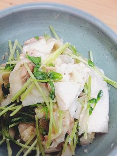 簡単☆豆苗と大根とツナのマヨポンサラダ-レシピのメイン写真
