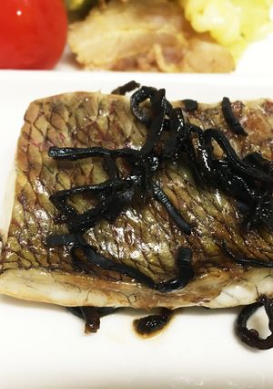 鯛の塩昆布焼き☆オーブントースターで簡単-レシピのメイン写真