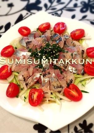 アジのアジアンカルパッチョ♪-レシピのメイン写真