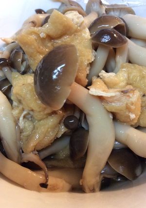 ぶなしめじと油揚げの薄味煮-レシピのメイン写真
