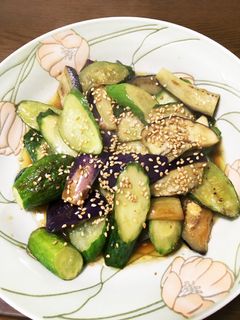 ナスとキュウリ炒め-レシピのメイン写真