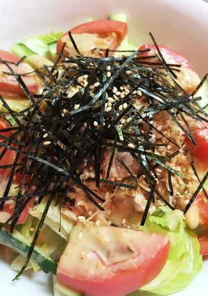 簡単ヘルシーサラダうどん！-レシピのメイン写真