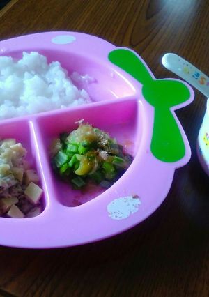 離乳食後期☆オクラとなすの和え物-レシピのメイン写真