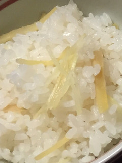 生姜ご飯 材料はお酒のみ!-レシピのメイン写真