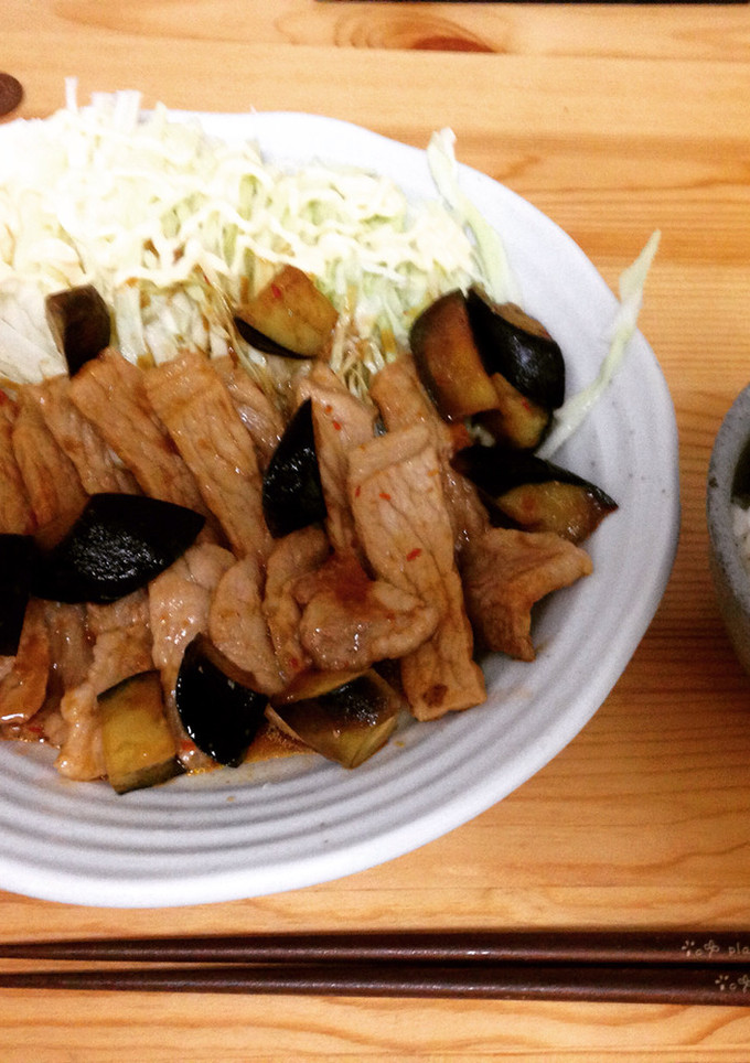 簡単 ナスと豚肉の生姜焼き-レシピのメイン写真