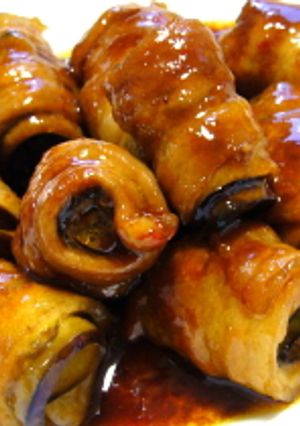 豚肉と茄子の甘辛ロール-レシピのメイン写真