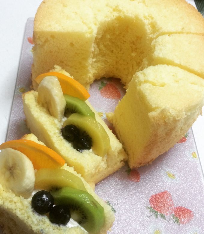 マリームでシフォンケーキサンド by potako 【クックパッド】 簡単