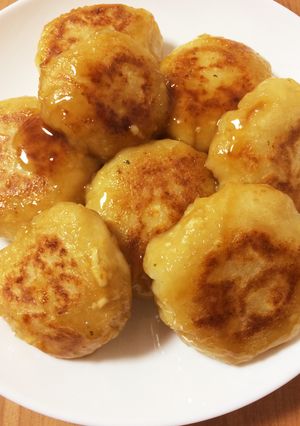 簡単すぎる!お月見じゃがりこもち-レシピのメイン写真