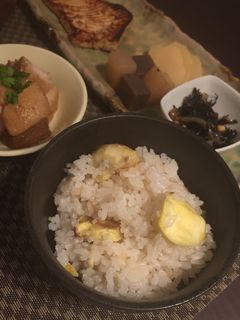 秋の味覚♡土鍋でおいしい栗ごはん-レシピのメイン写真
