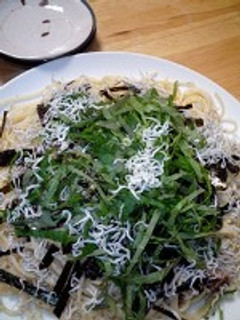 混ぜるだけ!イワシとシソの和風パスタ☆-レシピのメイン写真