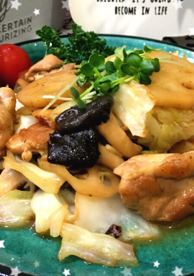 きのこと蓮根のコク旨オイスターバター焼き-レシピのメイン写真
