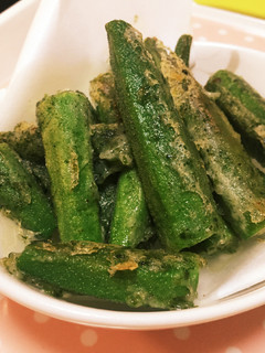 超簡単 おくらの磯辺揚げ-レシピのメイン写真
