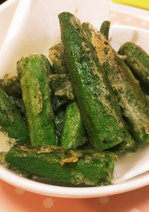 超簡単 おくらの磯辺揚げ-レシピのメイン写真