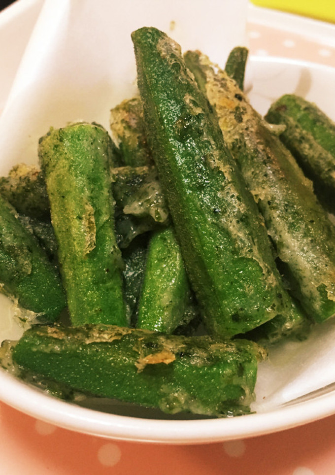 超簡単 おくらの磯辺揚げ-レシピのメイン写真