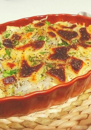 豆腐とシラスのグラタン風(糖質オフ)-レシピのメイン写真