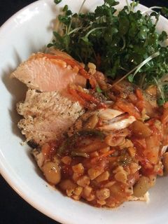 しっとり鳥胸肉のキムチ納豆和え-レシピのメイン写真