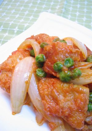 鶏むね肉で♡やわらか鶏チリ-レシピのメイン写真