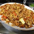 キムチ入りソース飯