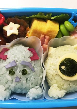 キャラ弁☆ツムツム モンスターズインク-レシピのメイン写真