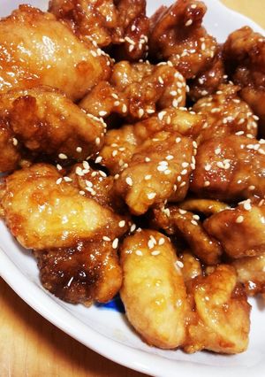 甘辛手羽先風＊鶏もも肉で子供も食べやすい-レシピのメイン写真