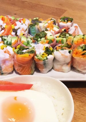 おうちにある物で簡単！生春巻き-レシピのメイン写真