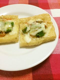 おくらキムチの油揚げチーズ焼き-レシピのメイン写真