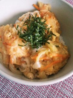 ボリューム卵とじ★かき揚げ丼-レシピのメイン写真