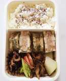毎日男弁当⁂蓮根はさみ揚げ弁当