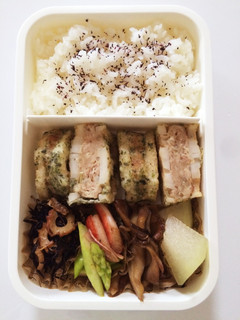 毎日男弁当⁂蓮根はさみ揚げ弁当-レシピのメイン写真