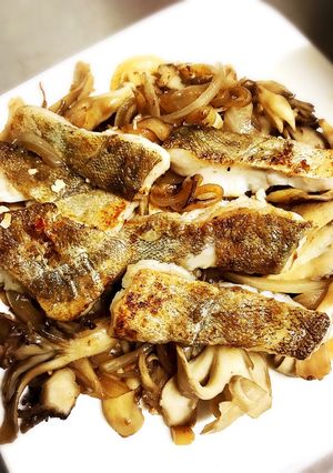 簡単!おいしい☆たらと舞茸のムニエル☆-レシピのメイン写真