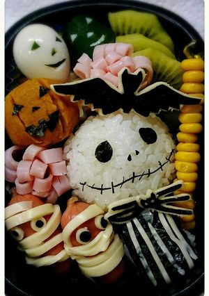 ハロウィーン(ジャック)のキャラ弁-レシピのメイン写真