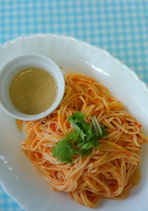 簡単!汁なし担々麺風ひやむき♪-レシピのメイン写真