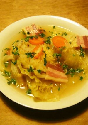 ベーコンのスープ-レシピのメイン写真