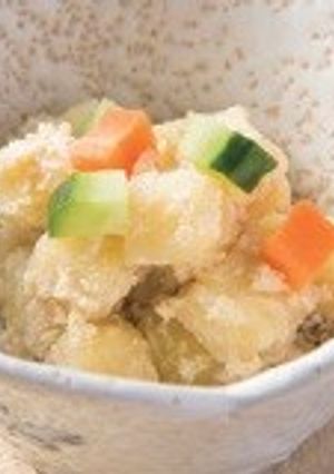五郎島金時と野菜の白和え　レモン風味-レシピのメイン写真