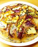 With university potatoes! Frying pan HM sweet potato cake