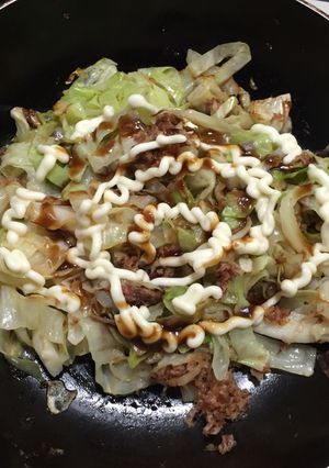 小麦粉無しお好み焼き-レシピのメイン写真